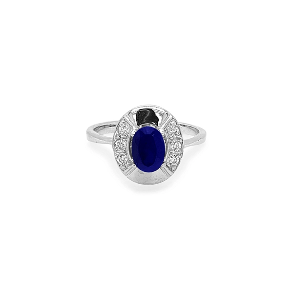 Gold Ring with Colored Stones