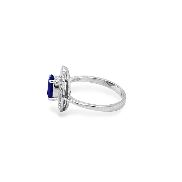 Gold Ring with Colored Stones