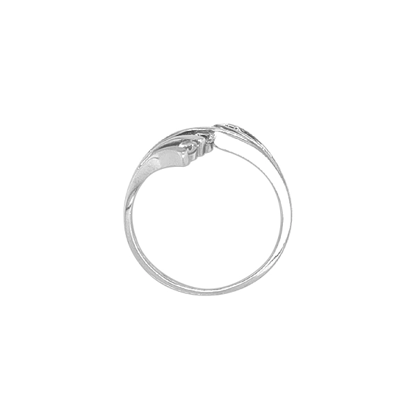 Gold Ring with Zircons