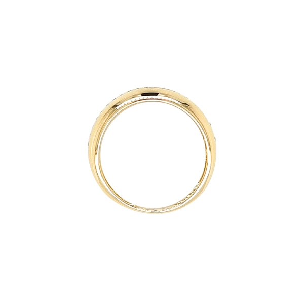 Gold Ring with Zircons