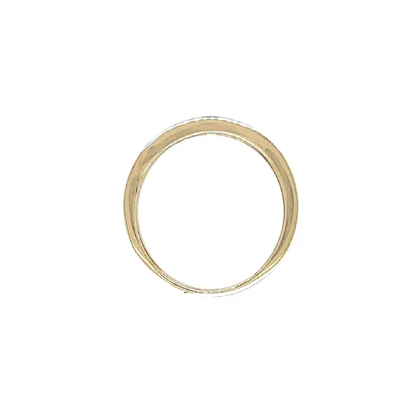 Gold Ring with Zircons