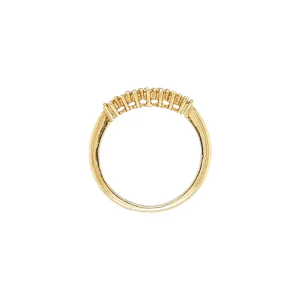 Gold Ring with Zircons