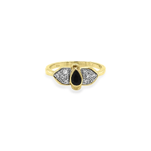 Gold Ring with Coloured Zircons