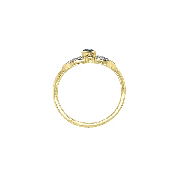 Gold Ring with Coloured Zircons