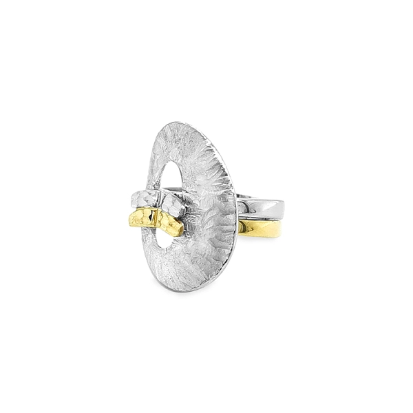 Ring made of mixed gold