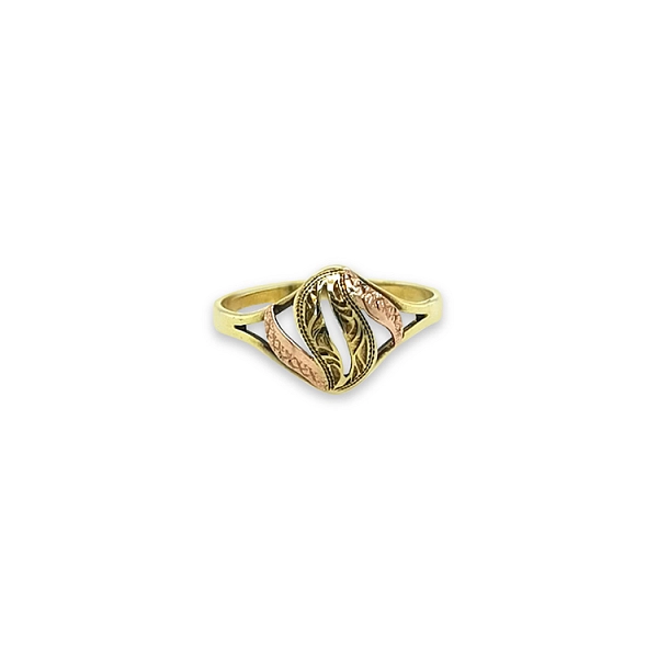 Ring made of mixed gold