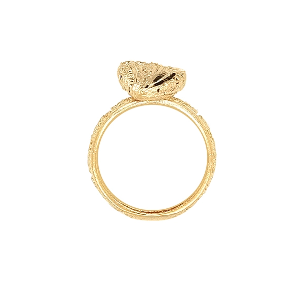 Gold Ring with Zircons