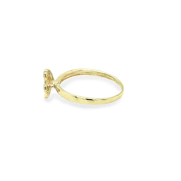 Golden Ring in the Shape of a Butterfly