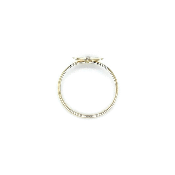 Golden Ring in the Shape of a Butterfly