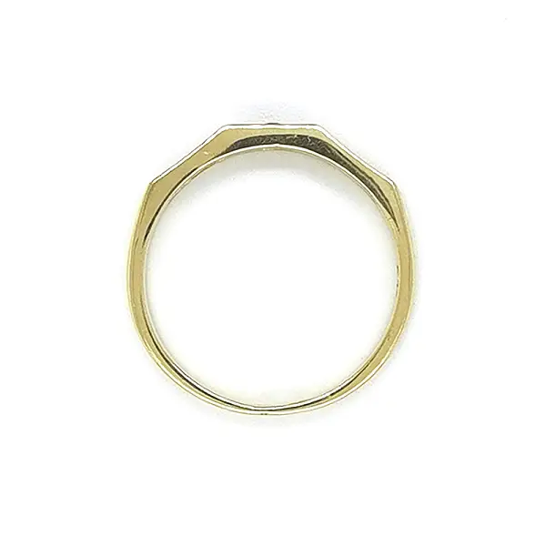 Gold Ring with Zircons