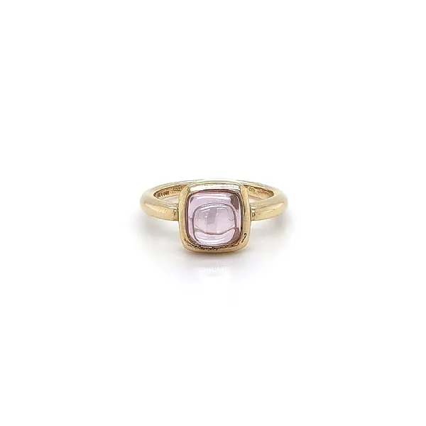 Gold Ring with Purple Stone
