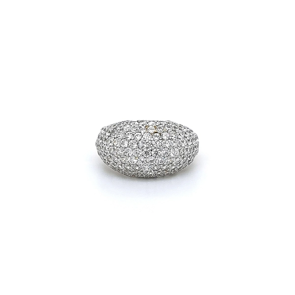 Gold Ring with Zircons