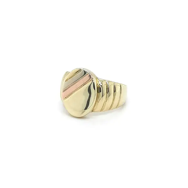 Men's Combination Gold Ring