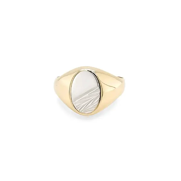 Men's Combination Gold Ring