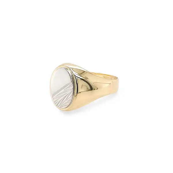 Men's Combination Gold Ring