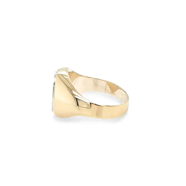 Men's Combination Gold Ring