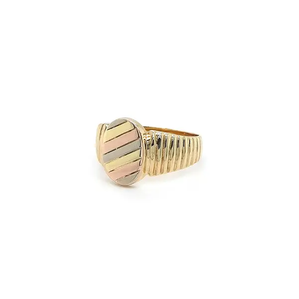 Men's Combination Gold Ring