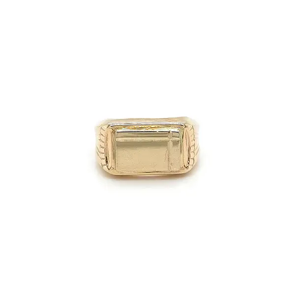 Gold Men's Sealing Ring