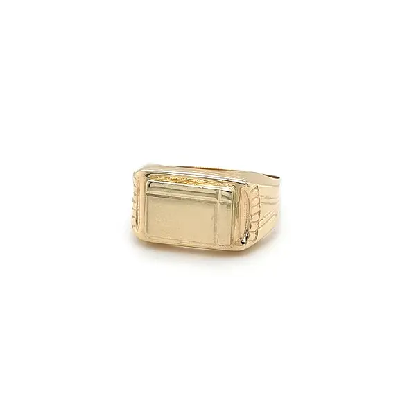 Gold Men's Sealing Ring