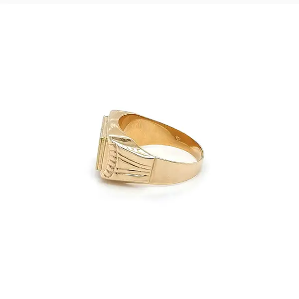 Gold Men's Sealing Ring