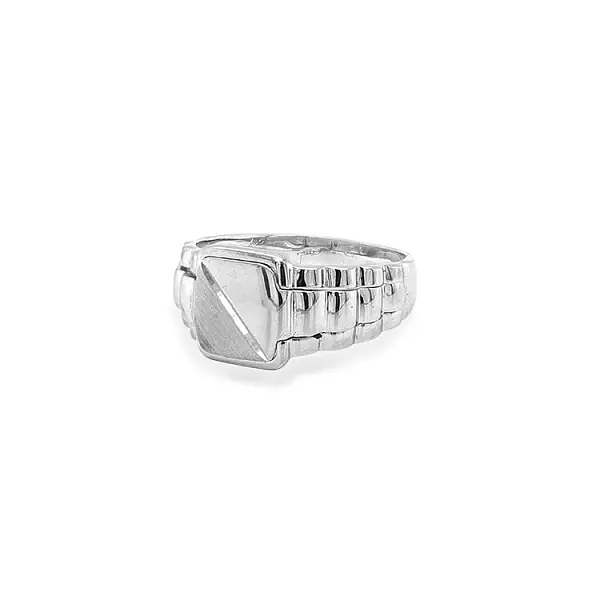 Men's White Gold Ring