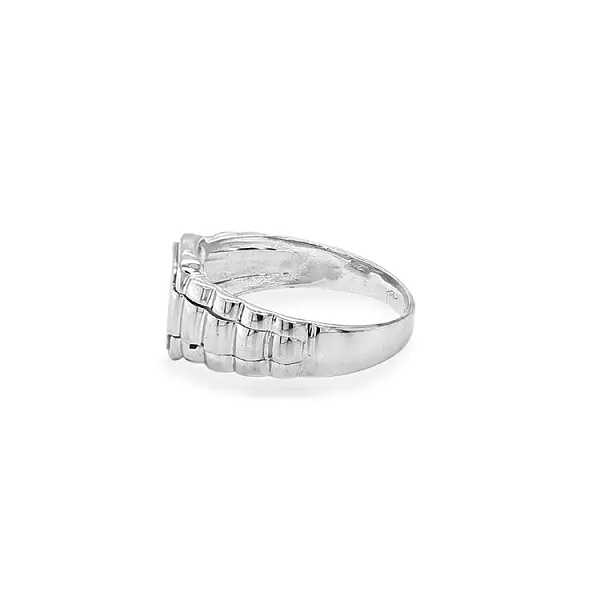 Men's White Gold Ring