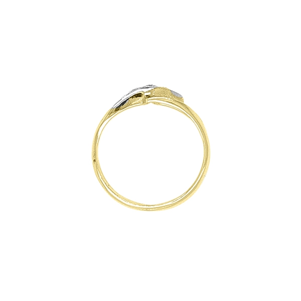 Gold Ring with Zircons