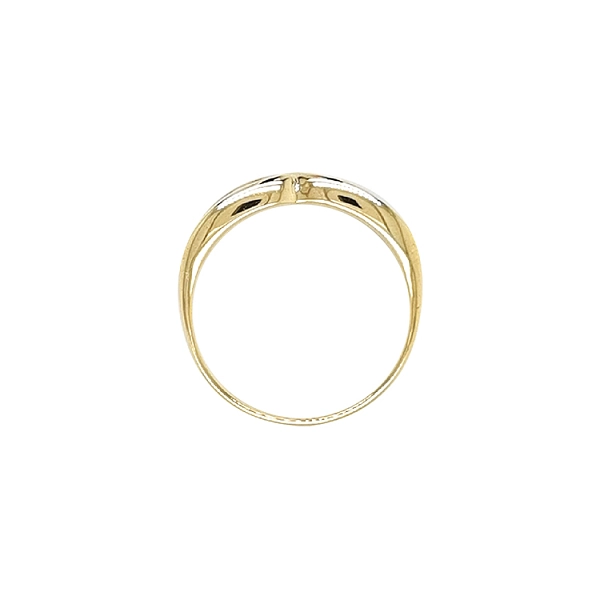 Gold Ring with Zircons