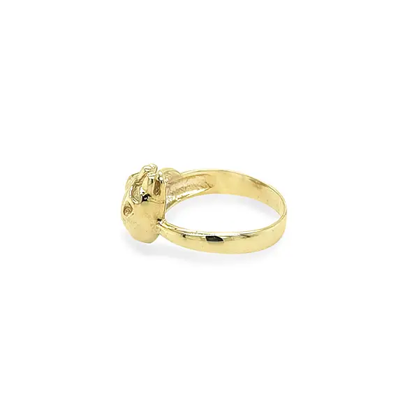 Gold Ring with Zircons