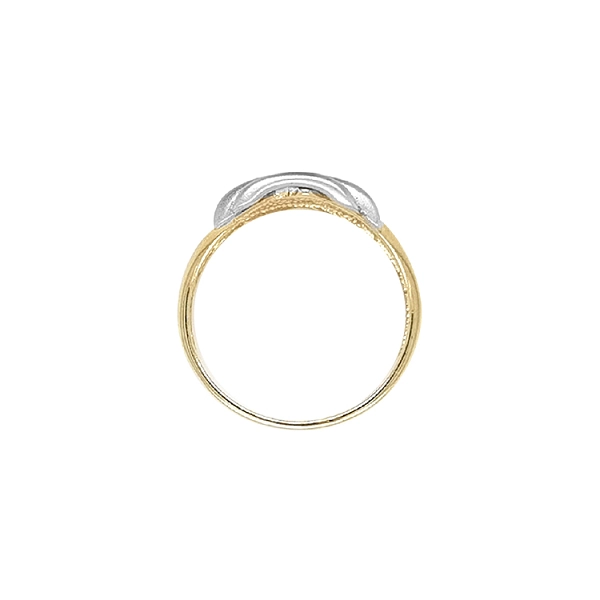 Gold Ring with Zircons