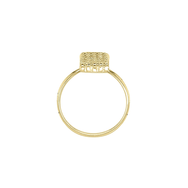 Gold Ring with Zircons