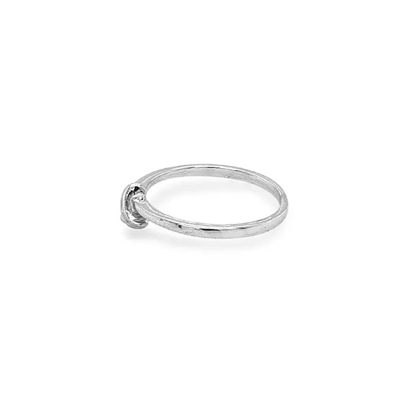 Gold Ring with Zircon