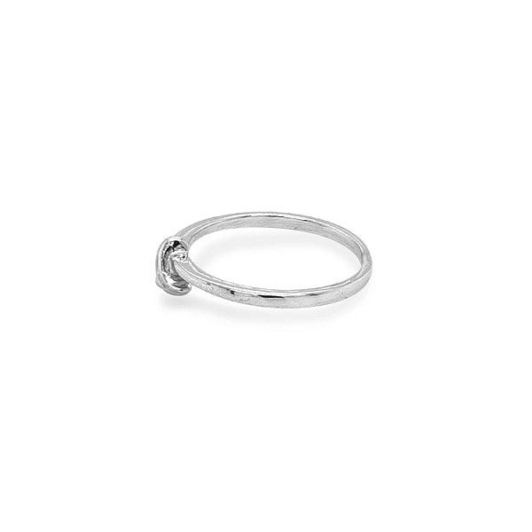 Gold Ring with Zircon