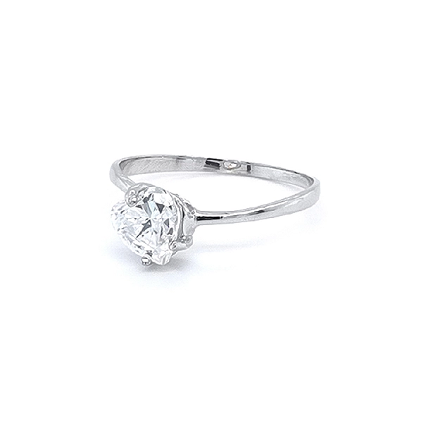 Engagement Ring with Zircon