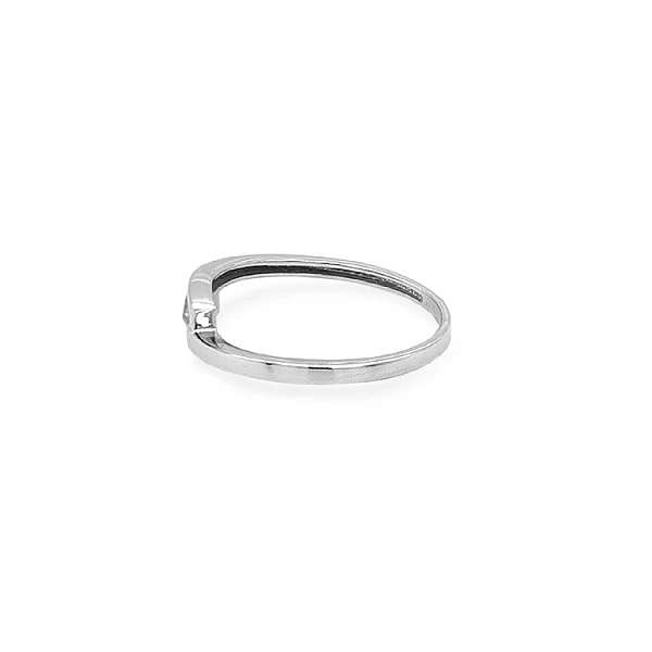 Gold Ring with Zircon