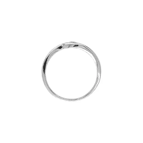 Gold Ring with Zircon