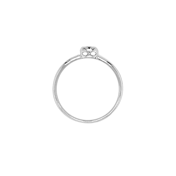 Gold Ring with Zircon