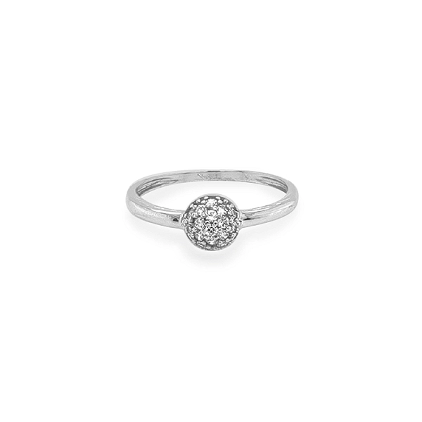 Gold Ring with Zircons