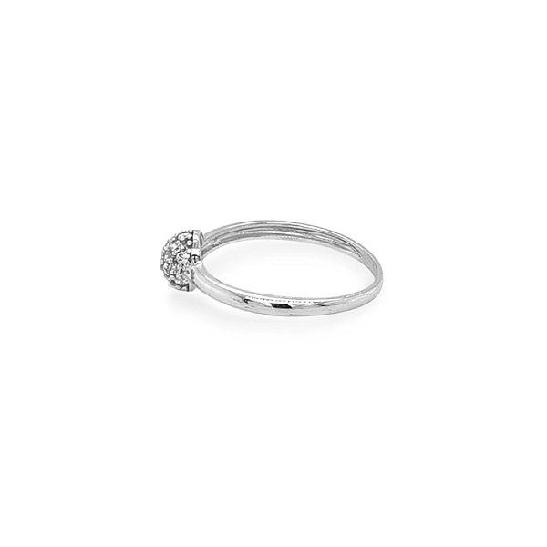 Gold Ring with Zircons