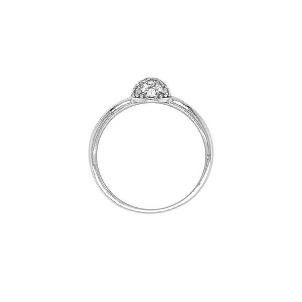 Gold Ring with Zircons