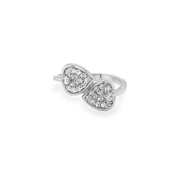 Gold Ring with Zircons
