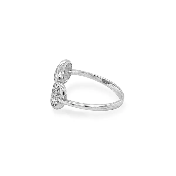 Gold Ring with Zircons