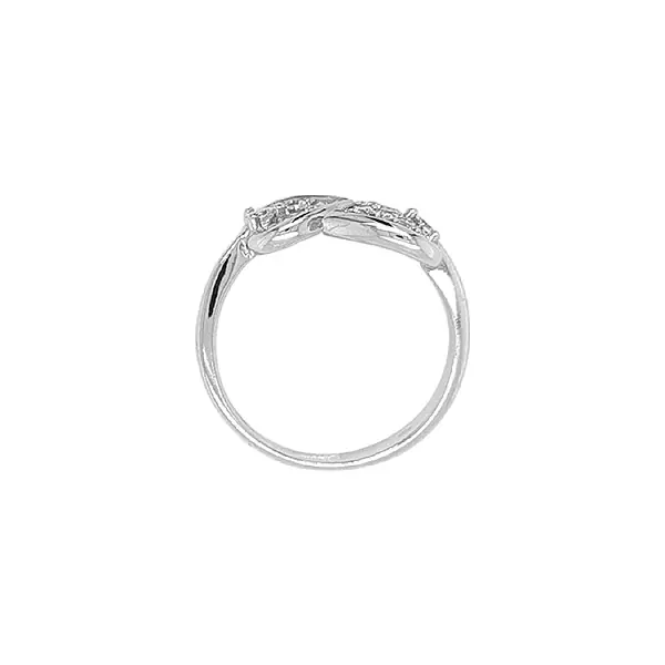 Gold Ring with Zircons