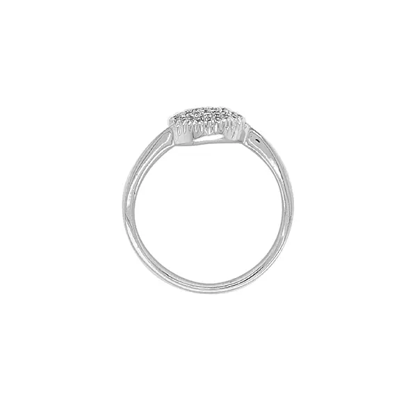 Gold Ring with Zircons