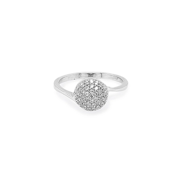 Gold Ring with Zircons