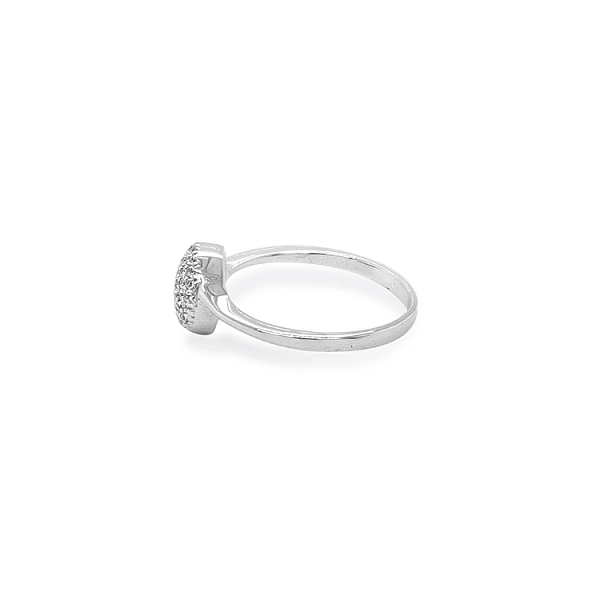 Gold Ring with Zircons
