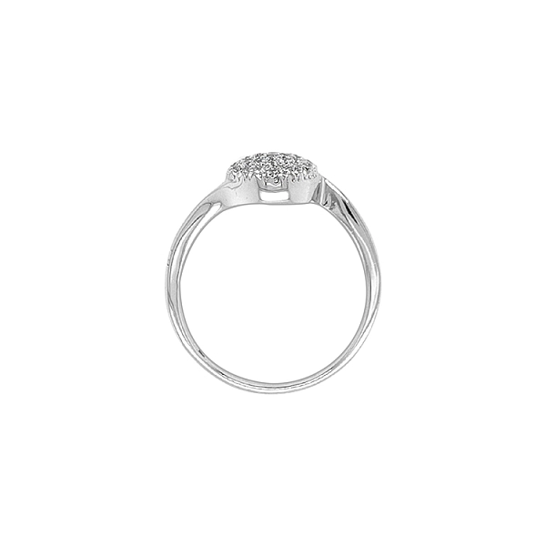 Gold Ring with Zircons