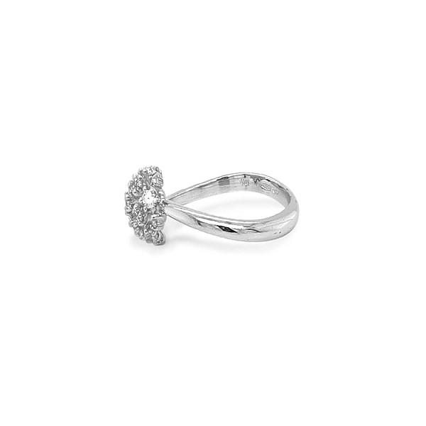 Gold Ring with Zircon
