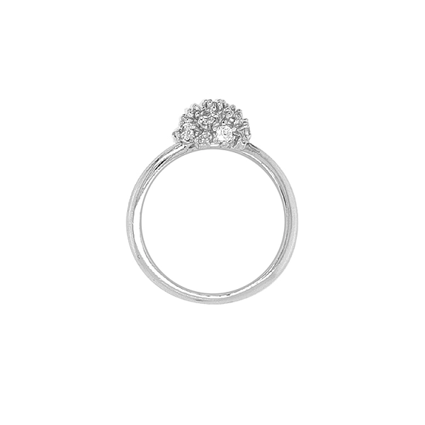 Gold Ring with Zircon