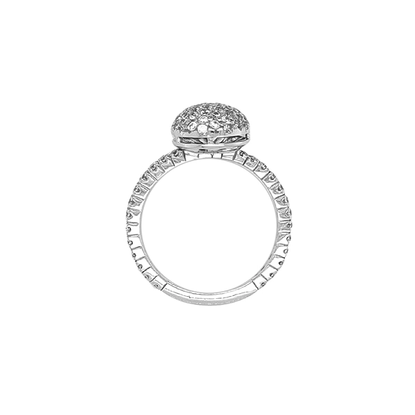 Gold Ring with Zircons